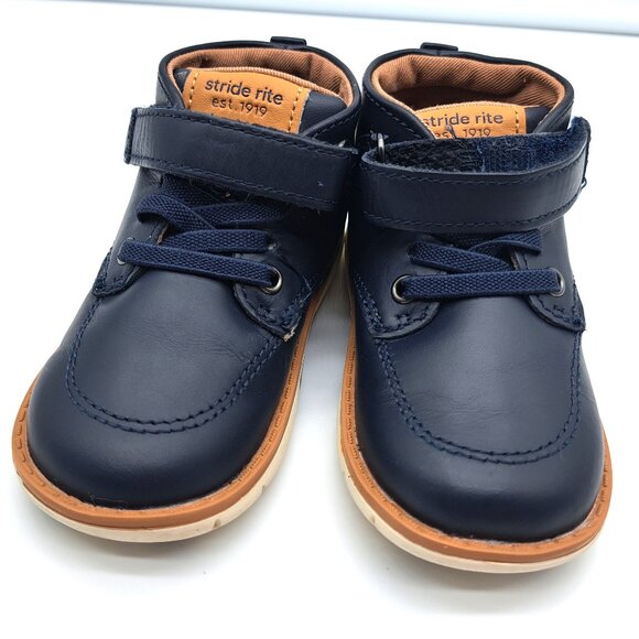 Stride Rite Quinn Kid's Leather - Size Boys 6W - Picture 4 of 12